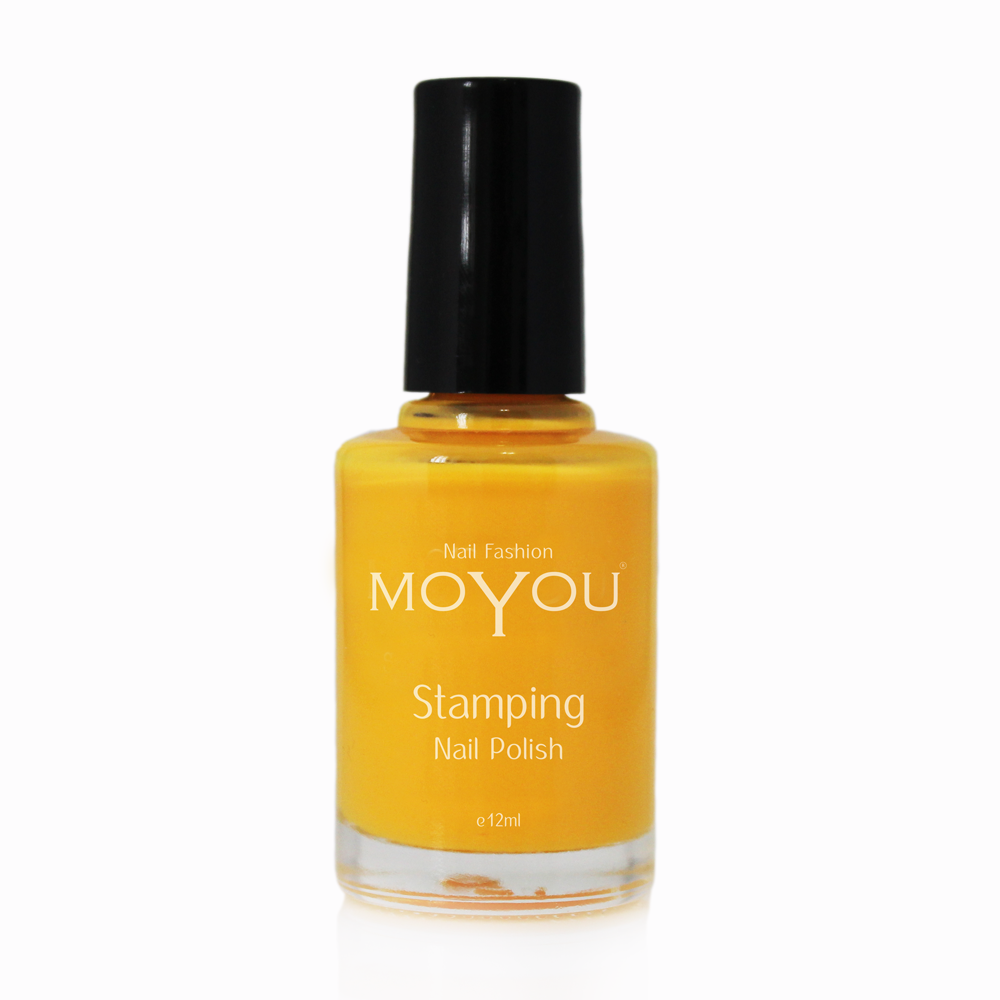 California Orange Stamping Nail Polish- MoYou Nail Fashion