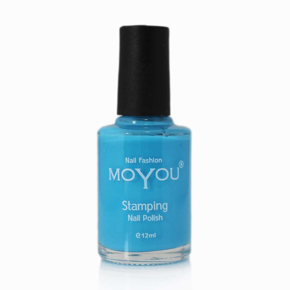 Light Blue Stamping Nail Polish- MoYou Nail Fashion