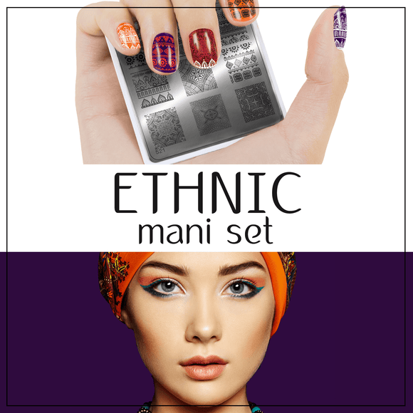 Ethnic Style Mani Set