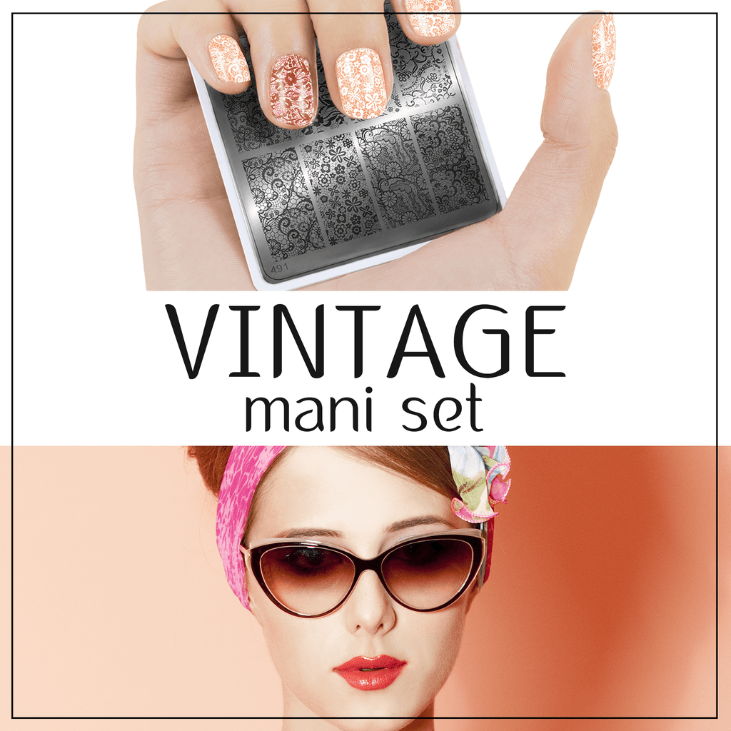 Vintage Style Mani Set