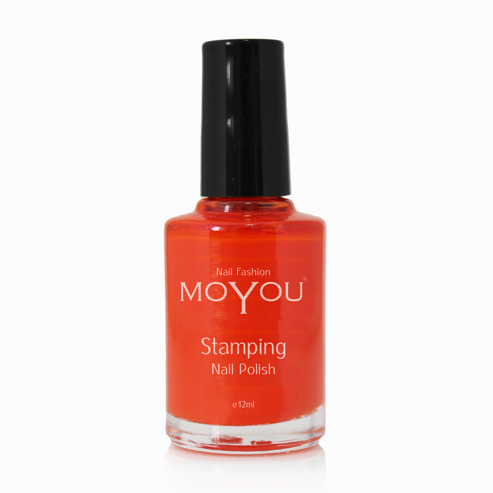 Red Stamping Nail Polish- MoYou Nail Fashion