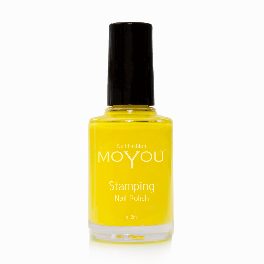 Yellow Stamping Nail Polish- MoYou Nail Fashion